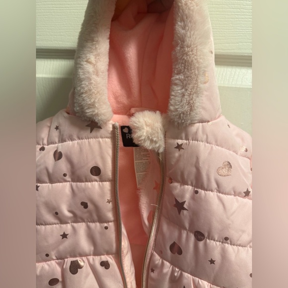 Rothschild Pink Baby Pram Snowsuit with Star Design - NWT - Size 3/6M - Picture 6 of 7